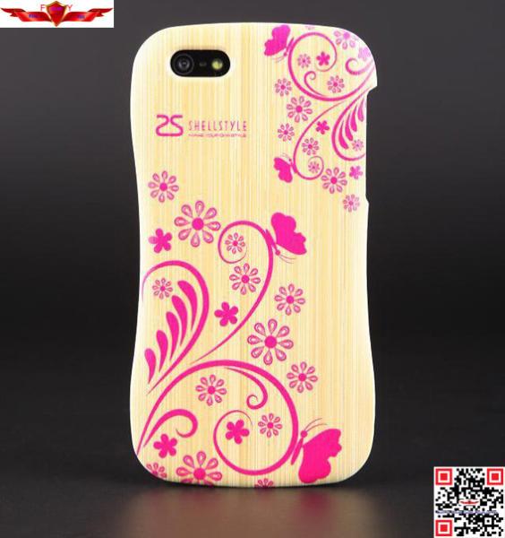 New Fashion Design 3D Printing Flowers Aluminum Bumper Cover Case For Iphone 5/5S