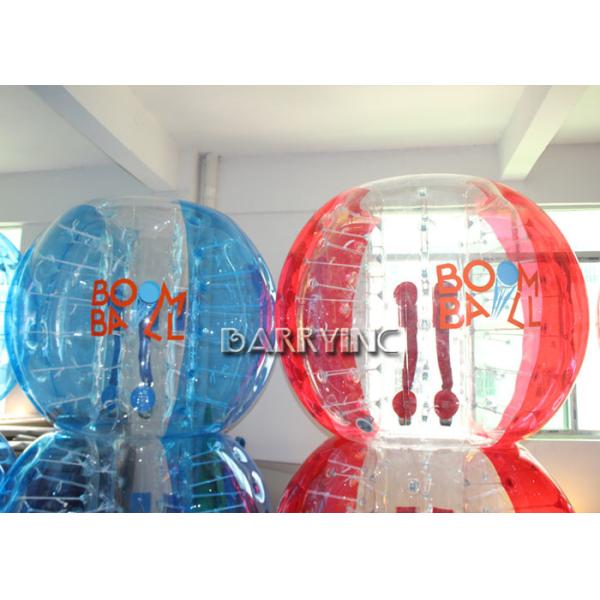 Прочный прозрачный раздувной футбол 1,5 пузыря измеряет толщину 100% ТПУ 1мм