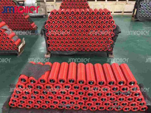 Heavy Duty HRB Corrosion Resistant Carrying Roller for Mining and Bulk Material Transportation Shaft Diameter 17-60 mm