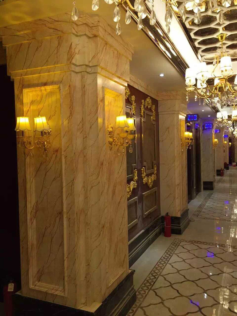 500-550 шт/24 ч 1,22 м ПВХ искусственный мрамор экструзионная линия листовая машина ABB инвертор