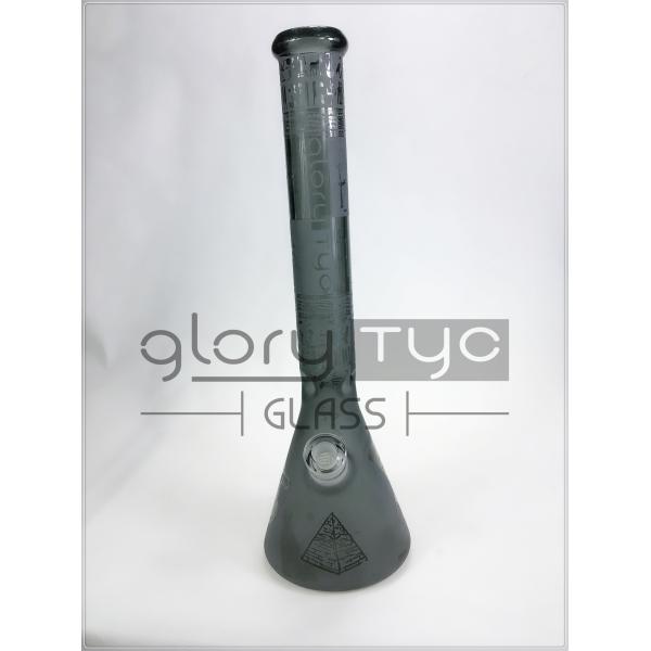 5mm Water Pipes Glass Bongs / Borosilicate Weed Herb Bong 1304g
