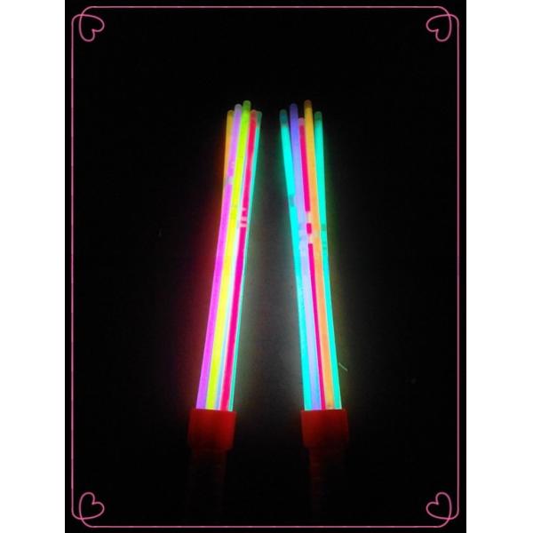2 Years Shelf Life PE Fluorescent Liquid Glow Sticks for Outdoor Party Supply Items
