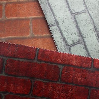 Brick Design Quarto PVC Papel de parede Peel And Stick PVC filme 0.1mm-0.15mm