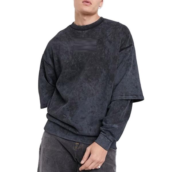 Cotton 160gsm Blank Oversized Sweatshirts Multicolor Mens Embroidered Sweatshirt