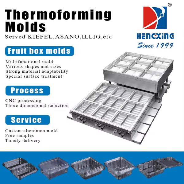 Positive And Negative Pressure Mold Aluminium Thermoforming Mold High Accuracy