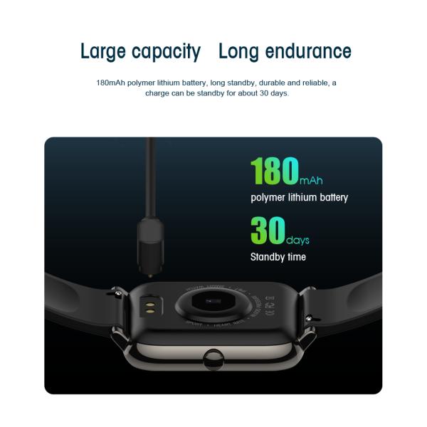 Люди и женщины дозора самого нового дизайна умные 8 языков касаются воде сна IP67 кислорода крови тарифа сердца фитнеса спорт экрана