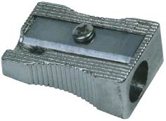 Papeterie manuelle colorée de bureau de taille-crayons de lame en acier d'Alumimium de papeterie d'art