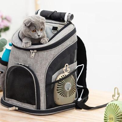 Saco de viagem à prova d'água para animais de estimação bolsa Oxford respirável
