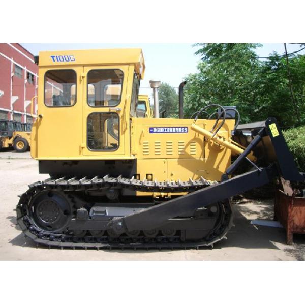 100HP Power Crawler Bulldozer T100G ,  Multi Disk Turning Clutch Small Dozer Vehicle