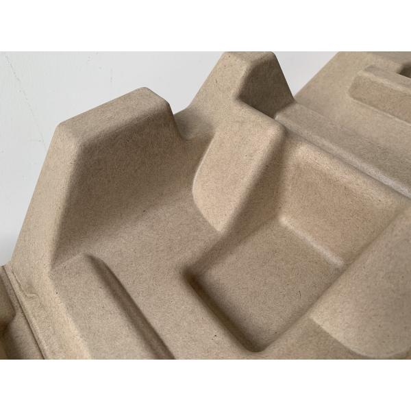 OCC Molded Pulp Fiber Packaging 100% Plastic Free RoHS REACH Approved