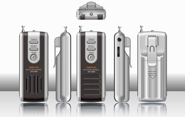 Mini Pocket Radio FM Single Band FM Speaker Radio For Promotional Gift