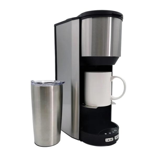 Removable Drip Tray Coffee Machine Stainless Steel / Ceramic Coffee Makers CE