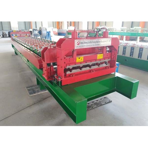 840 Color Steel Roofing Sheet Manufacturing Machine For Flat And Round Roofing