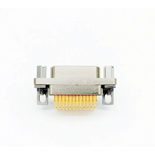 Miniature 25 Pin Male Connector R/A PCB Plug Connector Customized J30J-25TJW-J