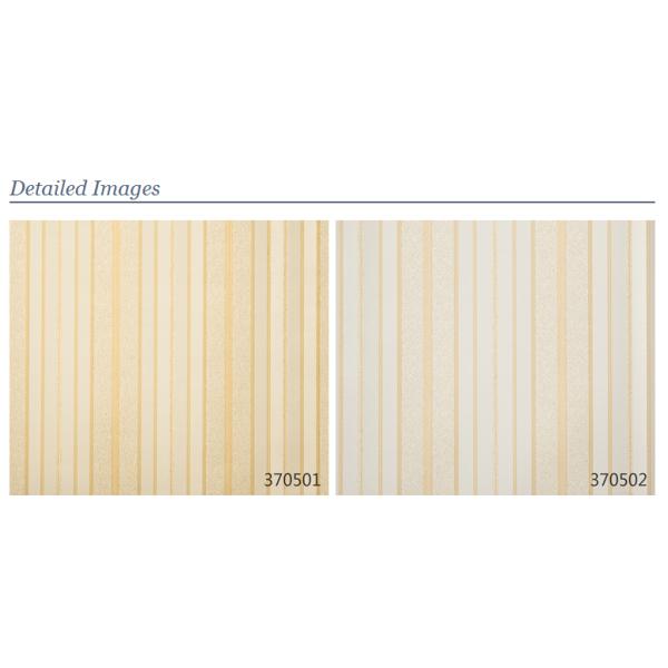 Stripes Pattern Modern Removable Living Room Wallpaper With Shads 3D Effect