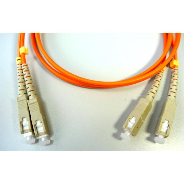 SC Duplex Fiber Pigtails Patch Cords With Single Mode And Multimode