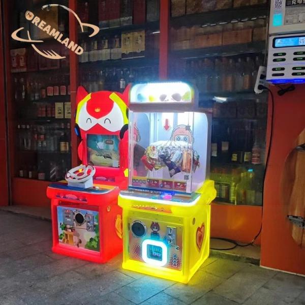 Dreamland Mini pièce de monnaie exploitée amusement bon marché machine de jeu cadeau enfants clip autocollant machine de pinceau de carte