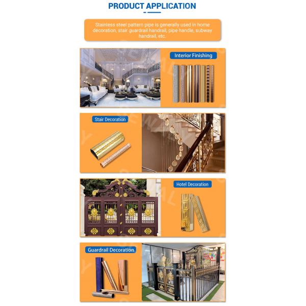 Круг трубы зеркала 8K 310S сваренный нержавеющей сталью для конструкции лестницы