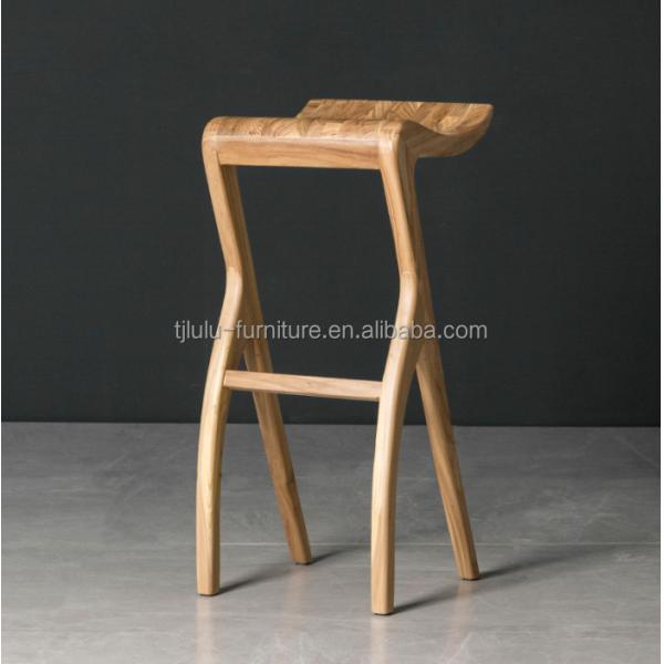 High Chair Counter Bar Stools Bar Chair Solid Wood Stool  L-59