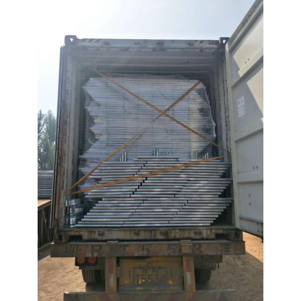 2 Inch Temporary Safety Fencing Construction Site Galvanized Portable Chain Link Panels