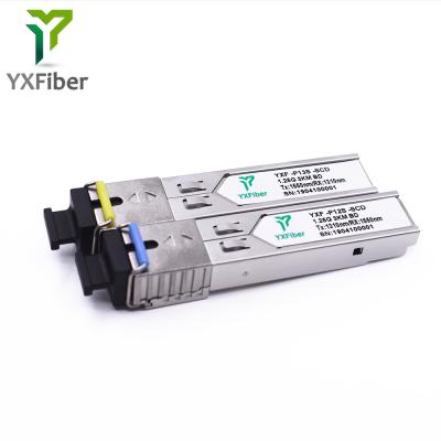 Módulo do transceptor de FTTX 1.25G 3km SFP 1550nm BIDI SFP