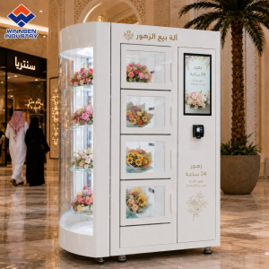 Winnsen Outdoor Flower Vending Machine Touch Screen Self-Service Fresh Bouquet Dispenser for KSA UAE
