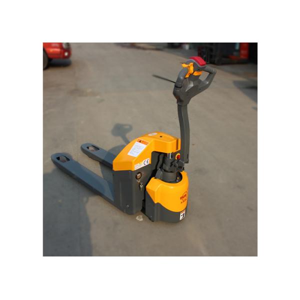 Narrow Side 1500kg Semi Electric Pallet Truck With CE Certificate