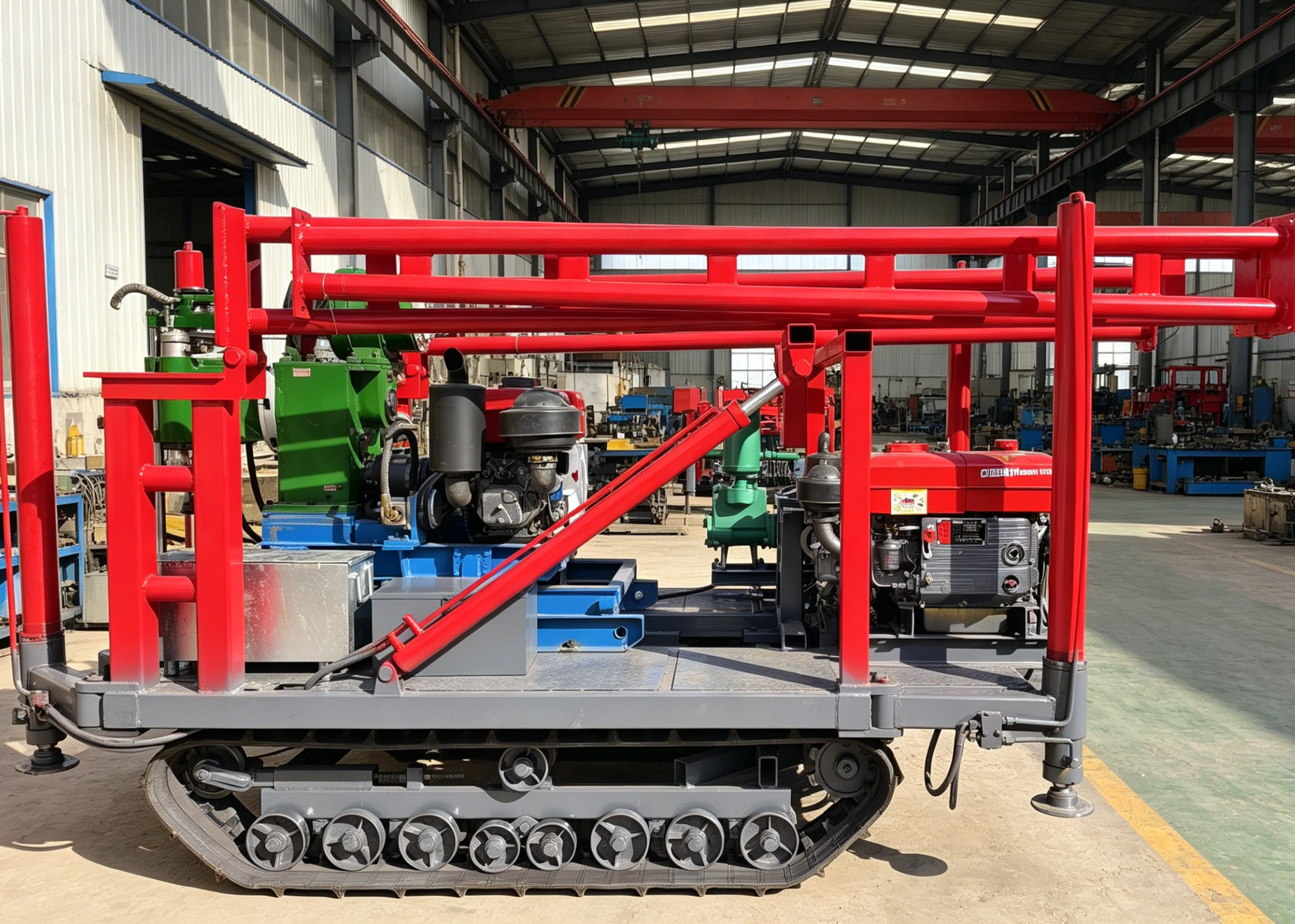 Strong Power Tracked Drilling Machine Self-propelled Easy Operation
