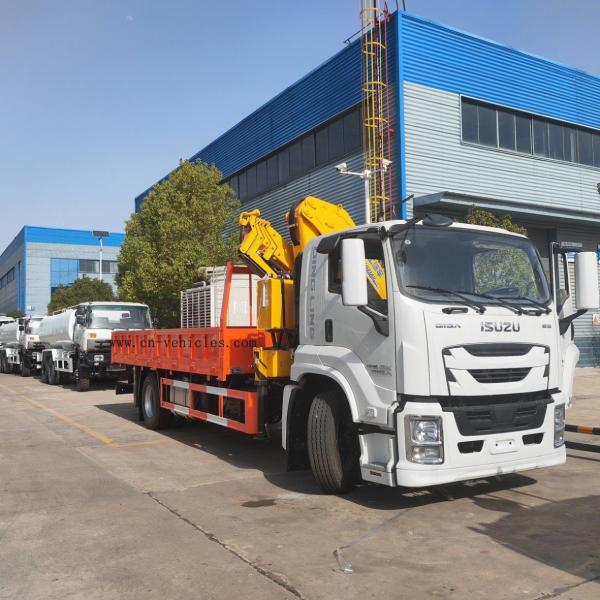 ISUZU Truck Mounted Crane 8ton Mobile Folding Boom Truck Crane