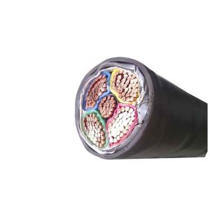 Black PVC Insulated Cable 4+1 Core Steel Tape VV22 Electrical STA Power