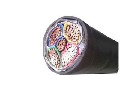 Poder bonde de aço isolado PVC preto da fita VV22 STA do núcleo do cabo 4+1