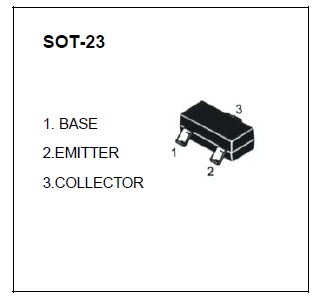 Electronic Integrated Circuits IC Swithing Transistor MMDT2222A (NPN)