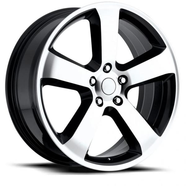 Silver Black 1111 Dodge Replica Wheels 22x9 22 Inch Dodge Charger Replica Rims