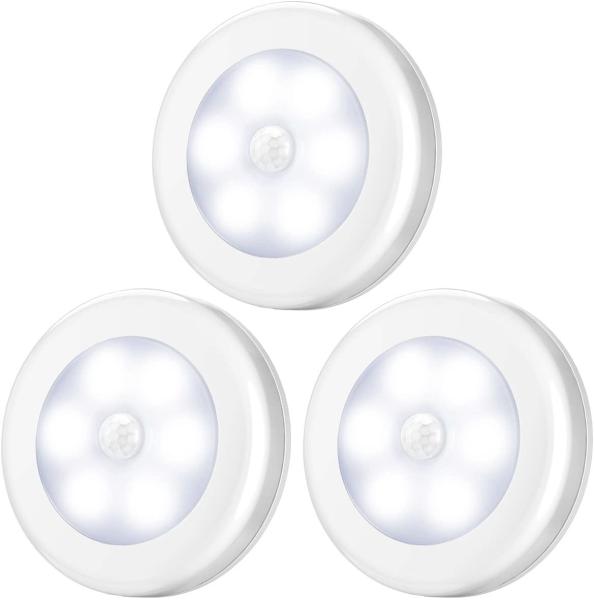 Motion Sensor Lights, Battery-Powered LED Night Lights, Stick-Anywhere Closet Lights Stair Lights, Wall Lights