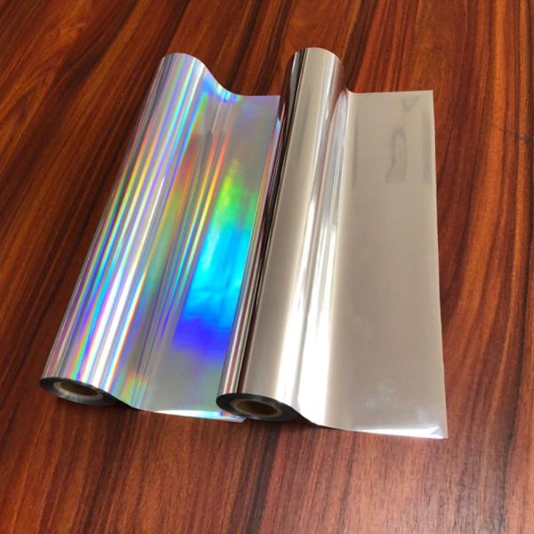 Fuel de estampado en frío PET 12 micrones Fuel de tonificador holográfico para papel