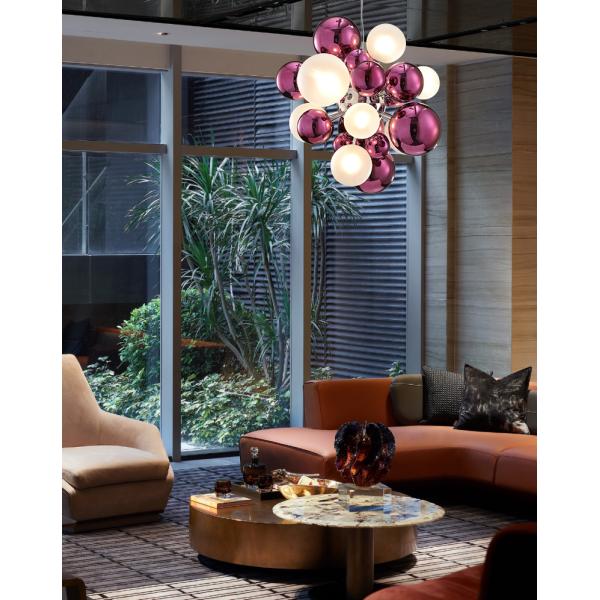 Postmodern Glass Ball Chandelier Lighting Modern Luxury LED Hanging Light(WH-MI-449)