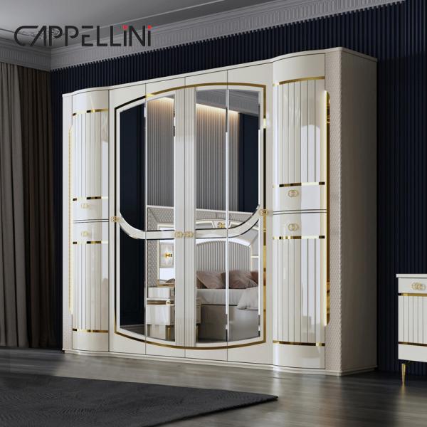 High Quality Modern Double Leather King Bed Mdf Frame Luxury Full Queen Size Wooden Home Full Furniture Bedroom Sets