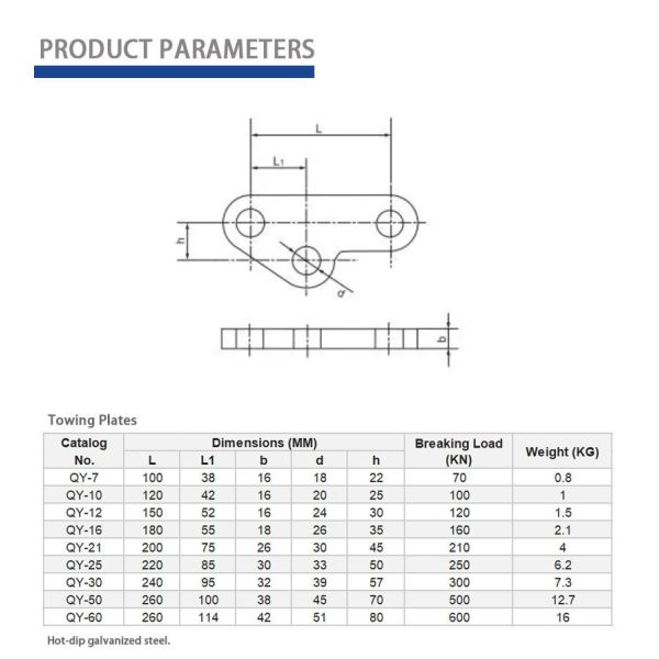 Towing Plate Extension For Overhead Electric Transmission Line Substation