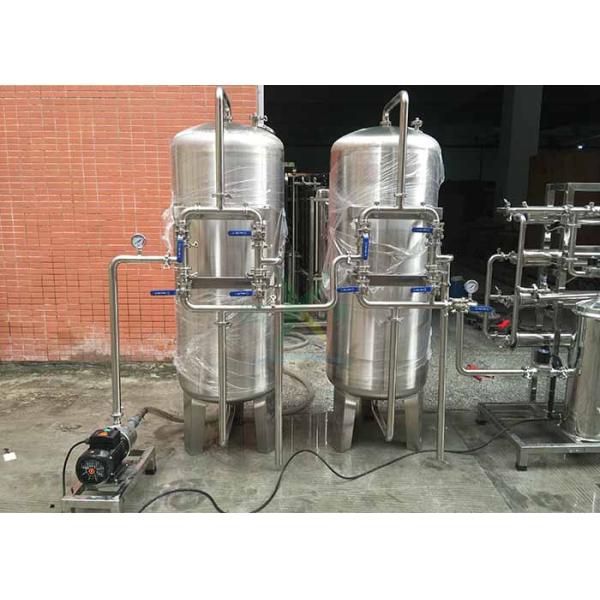 Pleine usine de système de traitement de l'eau de RO de l'acier inoxydable 2T pour l'eau potable