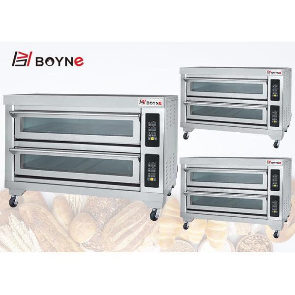 Double Layer Six Trays 380v Oven Electric Stainless Steel for Restaurant