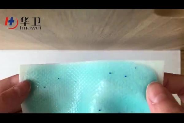 Cooling Gel Plaster for Reducing the Fever