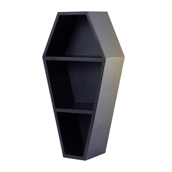 Unfinished Wood Coffin Box for Customized Plain Black Gift and Cosmetics Packaging