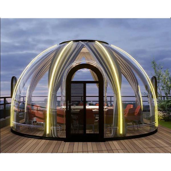 Experience the Great Outdoors in Comfort with Our PC Transparent Dome Tent and Starry Sky