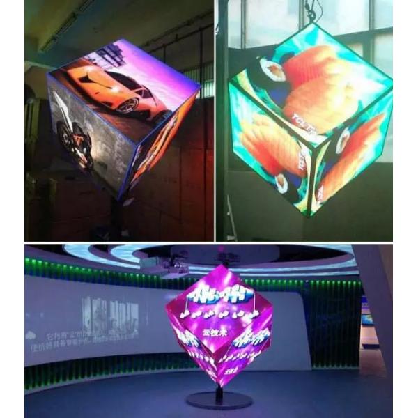 Indoor Advertising Led Display Screen Board P2.5 Magic Programmable 3d Led Cube Display