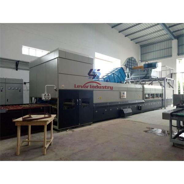 tuffen glass machine with Double Round Belt driving PU more stable &reliable