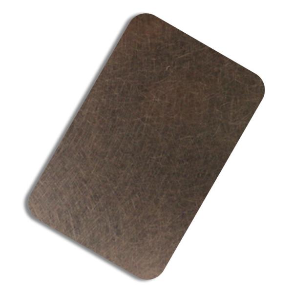 304 Vibration Finish Decorative Stainless Steel Sheet PVD Coated SS Sheet 1219mm Width