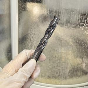 14mm Diameter Solid Flat Bottom Carbide Drills 80mm Flute 145mm Length Anti