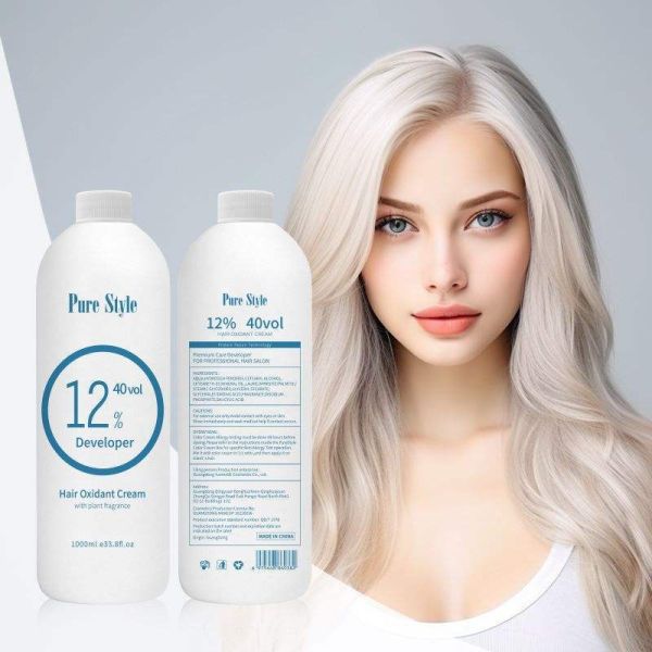 Bulk OEM Hair Colour Cream Developer Wholesale Reliable Hair Color Manufacturer  Natural 10 20 30 40 Vol Hair Developer OEM