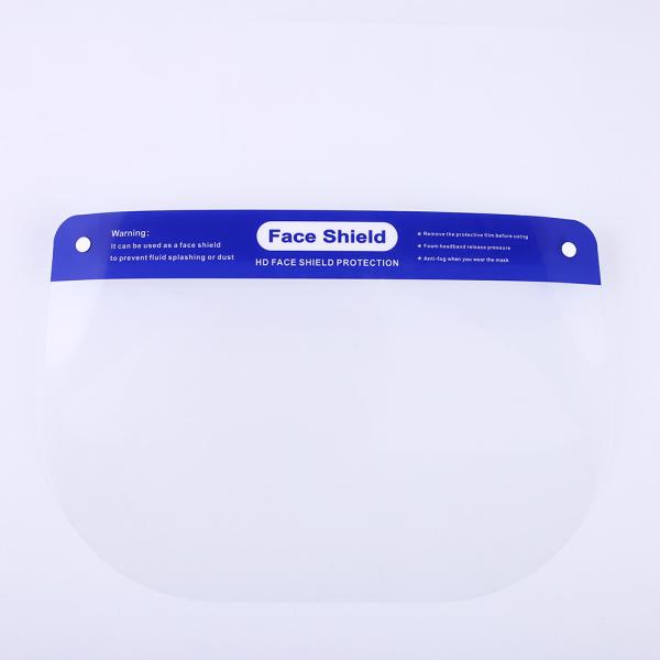 Epidemic Prevention Clear Plastic Face Shield Reusable With OEM ODM Service