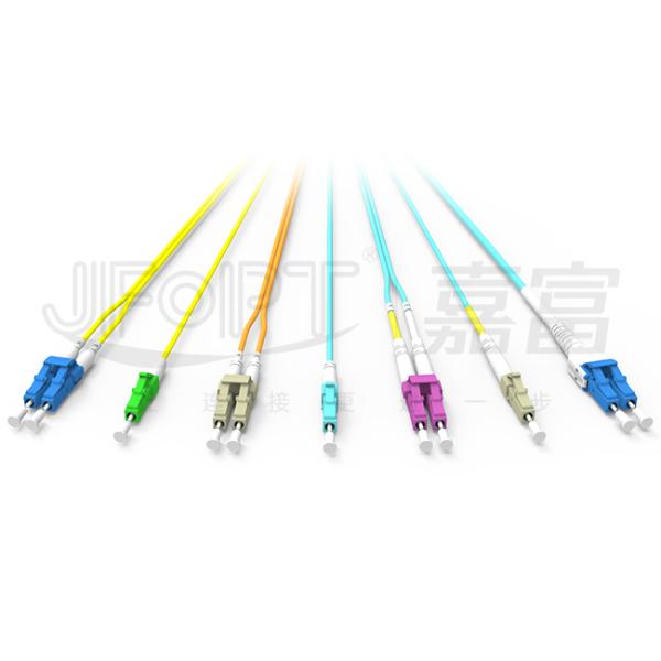 Гибкого провода мультимодный 50/125 3.0mm LSZH оптического волокна LC-LC Aqua двухшпиндельного